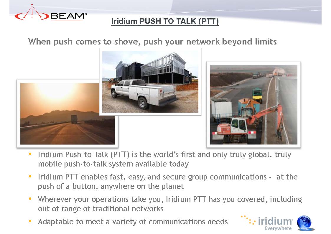 Beam Iridium PTT Overview 2024 Page 05