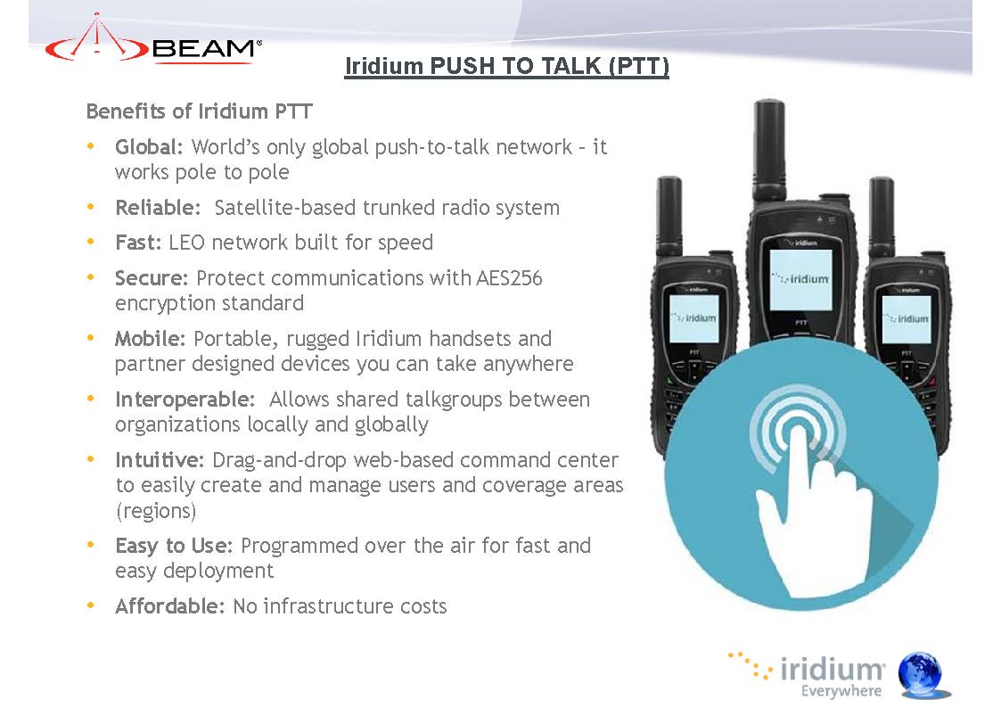 Beam Iridium PTT Overview 2024 Page 07