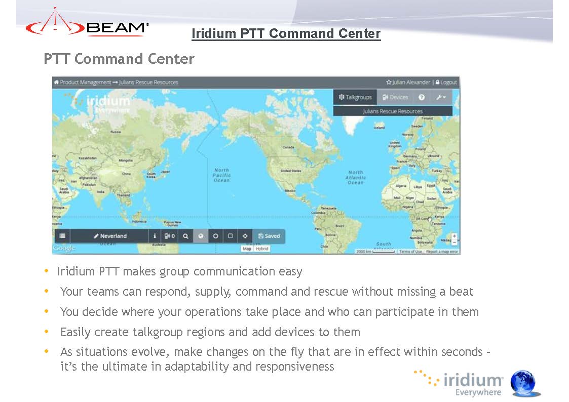 Beam Iridium PTT Overview 2024 Page 12