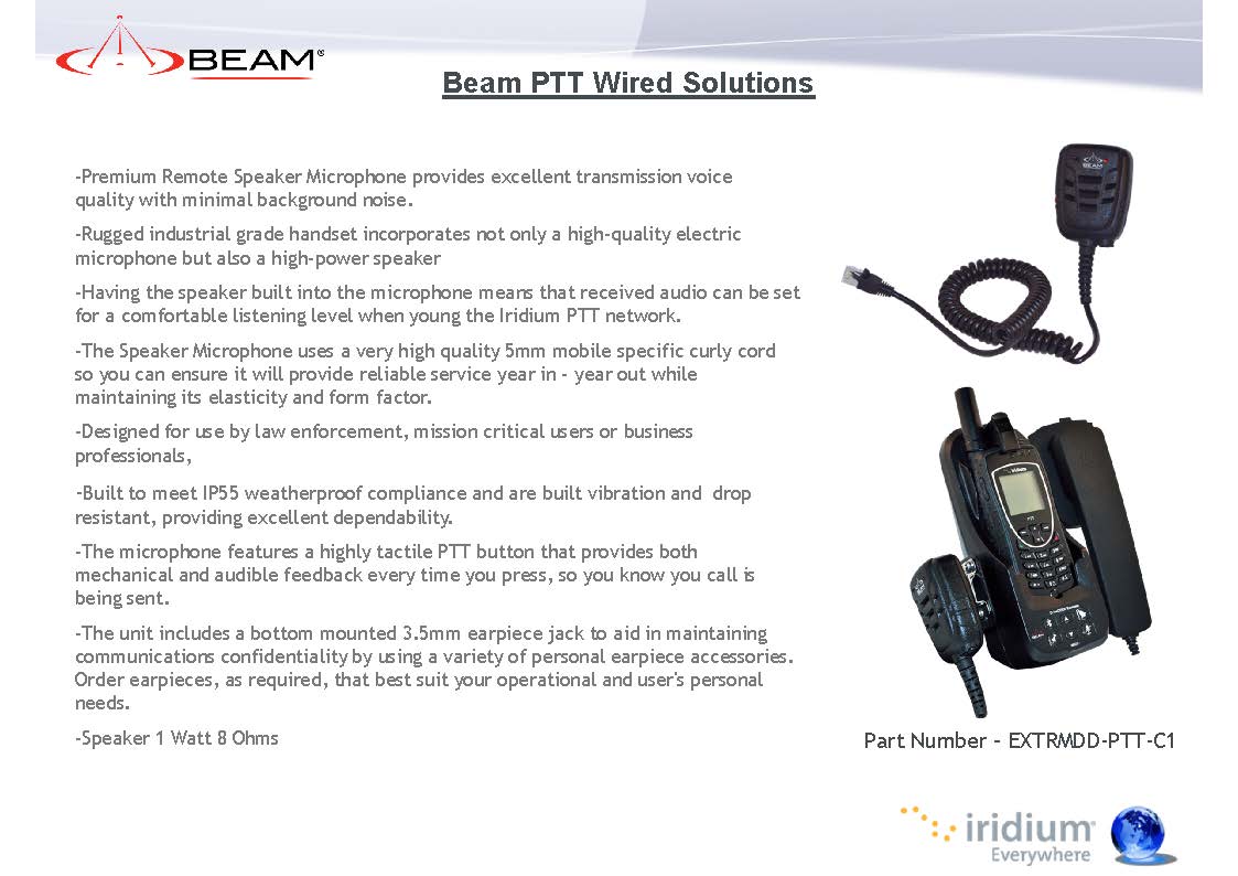 Beam Iridium PTT Overview 2024 Page 17