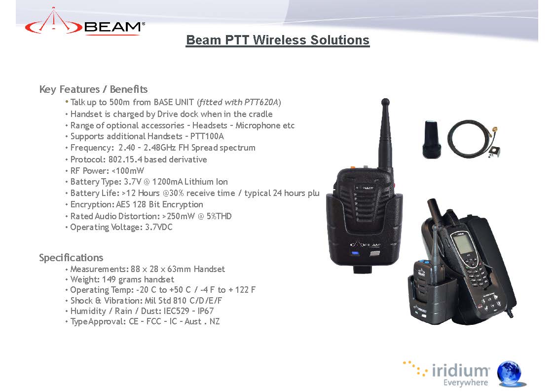 Beam Iridium PTT Overview 2024 Page 19